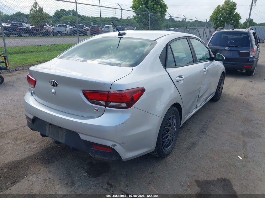 Vin: 3kpa24ab9je051088, lot: 46080399, kia rio s 20184