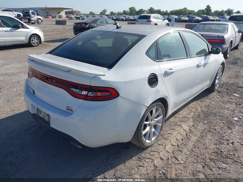 Vin: 1c3cdfbh4dd701067, lot: 46080406, dodge dart sxt 20134