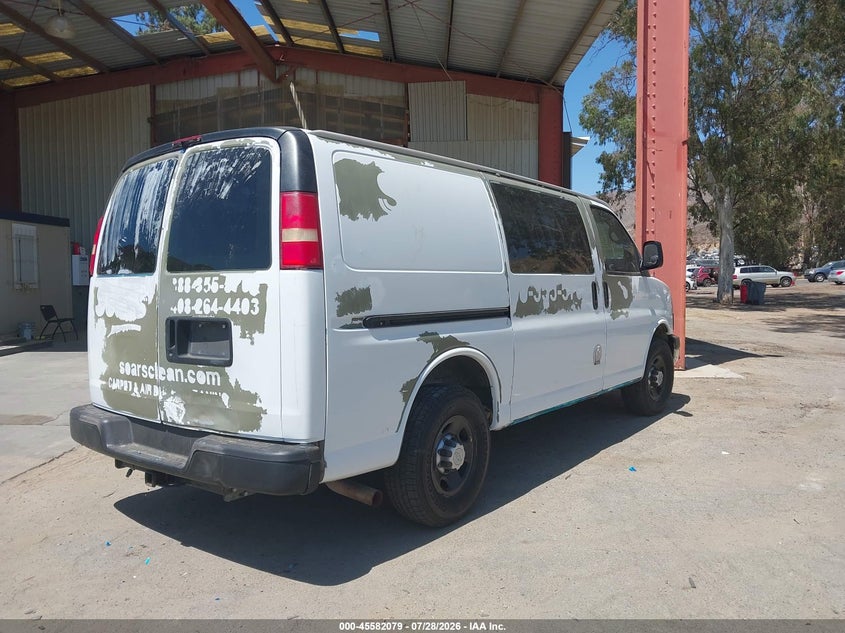 2006 GMC Savana VIN 1GTHG35U961229291 nuotrauka 4
