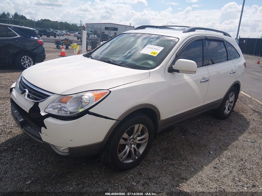 Vin: km8nudcc3cu187573, lot: 46080438, hyundai veracruz limited 20122