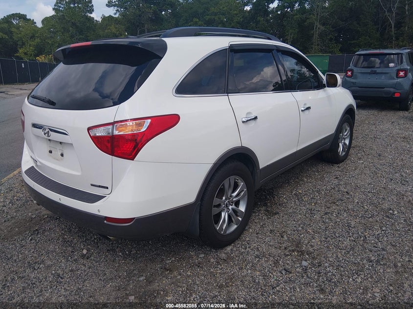 Vin: km8nudcc3cu187573, lot: 46080438, hyundai veracruz limited 20124