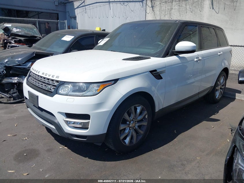 Vin: salwr2wf0ea600728, lot: 46080464, land rover range rover sport 3.0l v6 supercharged hse 20142