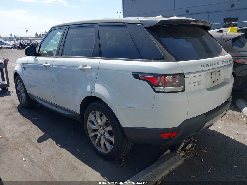 Vin: salwr2wf0ea600728, lot: 46080464, land rover range rover sport 3.0l v6 supercharged hse 20143