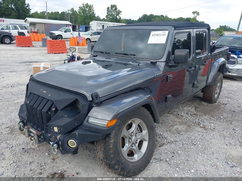 Vin: 1c6hjtag5ml596022, lot: 46080473, jeep gladiator freedom 4x4 20212
