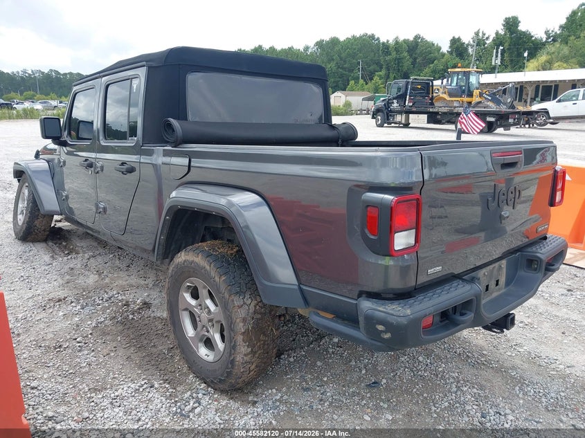 Vin: 1c6hjtag5ml596022, lot: 46080473, jeep gladiator freedom 4x4 20213