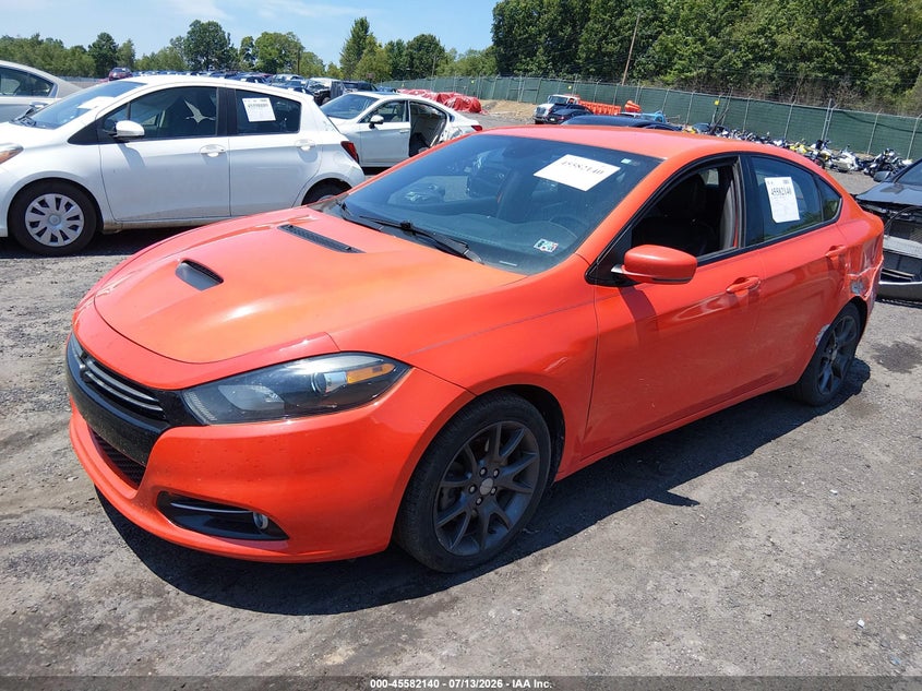 Vin: 1c3cdfgb4gd801887, lot: 46080493, dodge dart gt sport 20162