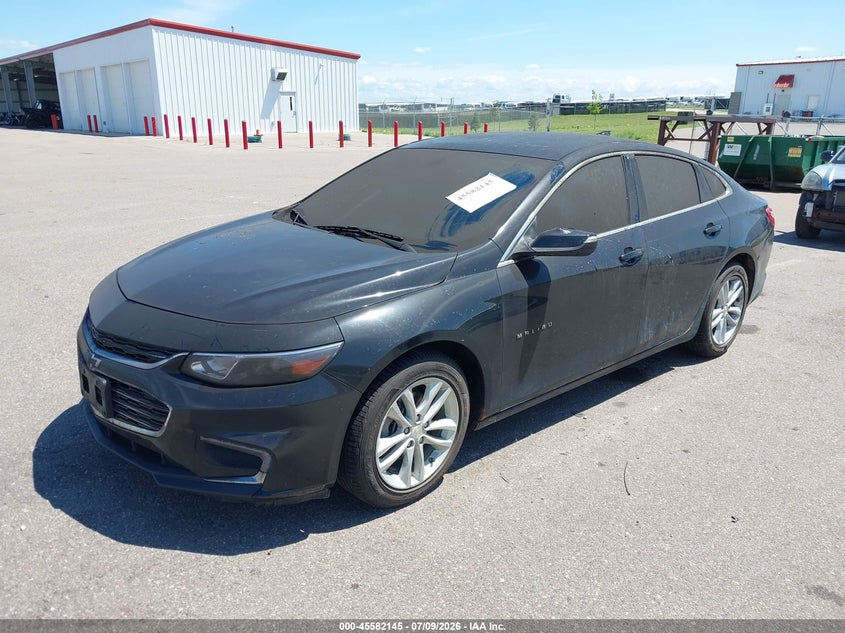 2016 Chevrolet Malibu, Зовнішня пожежа, IAAI, VIN 1G1ZE5ST3GF202344 — фото 2