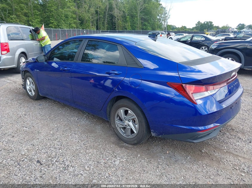 2021 HYUNDAI ELANTRA auction photo 3