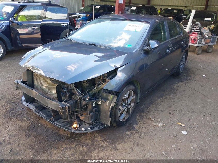 2019 Kia Forte, Front End, IAAI, VIN 3KPF24AD1KE058674 — photo 2