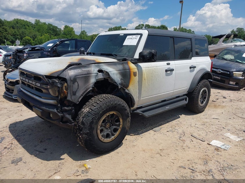 2021 Ford Bronco, Engine Burn, IAAI, VIN 1FMDE5DH5MLA89516 — photo 2