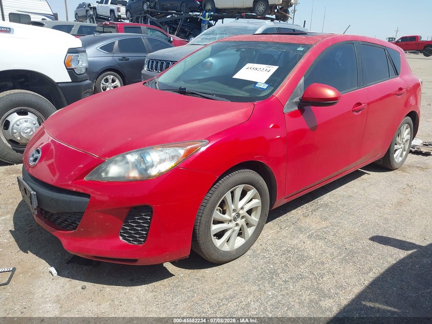 Vin: jm1bl1l76d1720014, lot: 46080587, mazda mazda3 i touring 20132