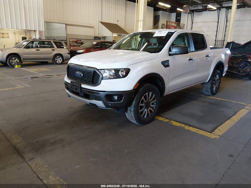 2019 Ford Ranger, Front End, IAAI, VIN 1FTER4FH0KLA67523 — photo 2