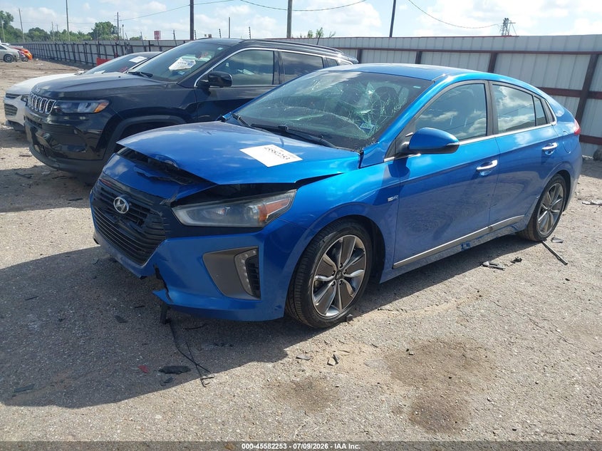 2018 Hyundai Ioniq Hybrid Limited VIN: KMHC85LC2JU075359 Lot: 45582253