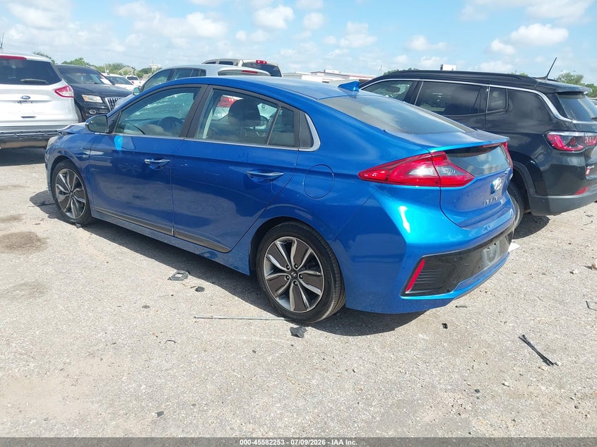 2018 Hyundai Ioniq Hybrid Limited VIN: KMHC85LC2JU075359 Lot: 45582253