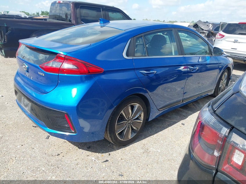 2018 Hyundai Ioniq Hybrid Limited VIN: KMHC85LC2JU075359 Lot: 45582253