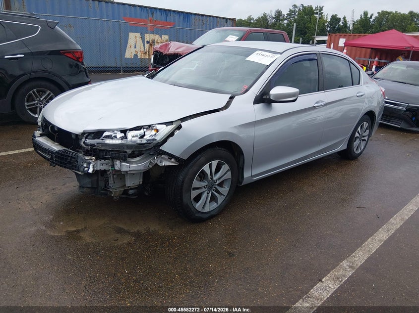 2015 Honda Accord, Left Front, IAAI, VIN 1HGCR2F38FA027953 — photo 2