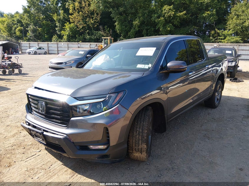 2023 Honda Ridgeline, Right Front, IAAI, VIN 5FPYK3F7XPB066819 — photo 2