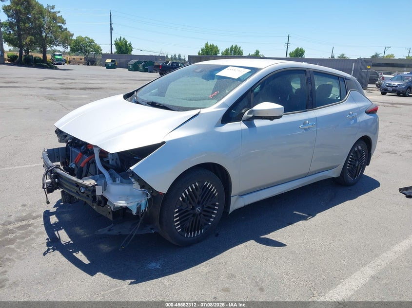 Vin: 1n4cz1cv4pc551952, lot: 46080665, nissan leaf sv plus 60 kwh 20232