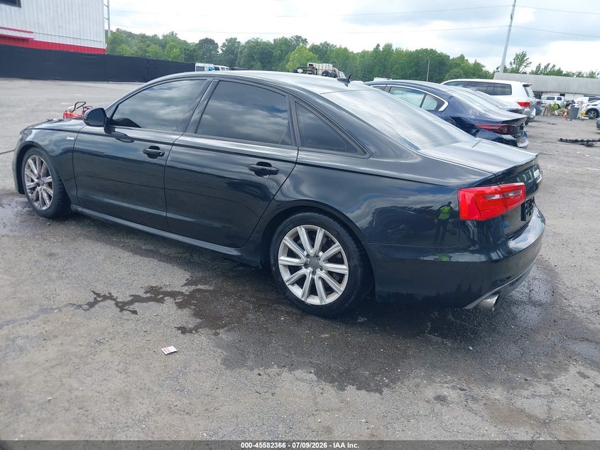 Vin: wauhgafc4dn020814, lot: 46080719, audi a6 3.0t premium 20133
