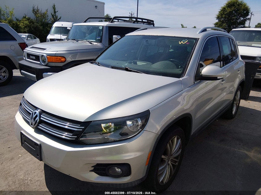 VOLKSWAGEN TIGUAN 2013 VIN WVGBV3AX2DW559717