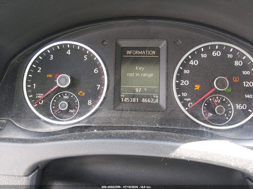 VOLKSWAGEN TIGUAN 2013 VIN WVGBV3AX2DW559717