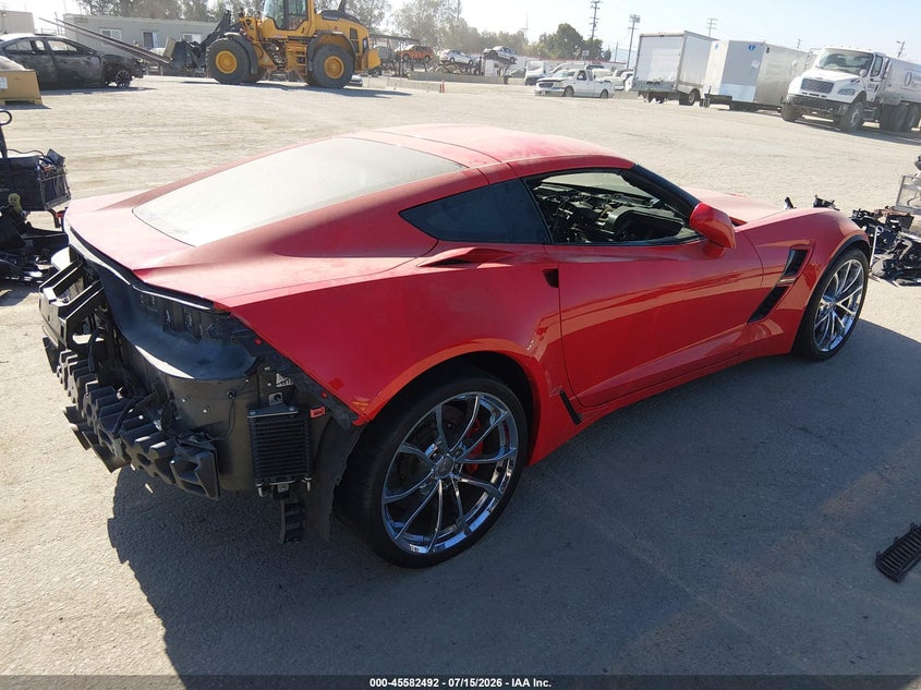 Vin: 1g1y12d78k5111204, lot: 46080845, chevrolet corvette grand sport 20194