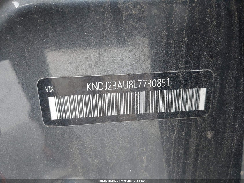 2020 Kia Soul Lx VIN: KNDJ23AU8L7730851 Lot: 45582497