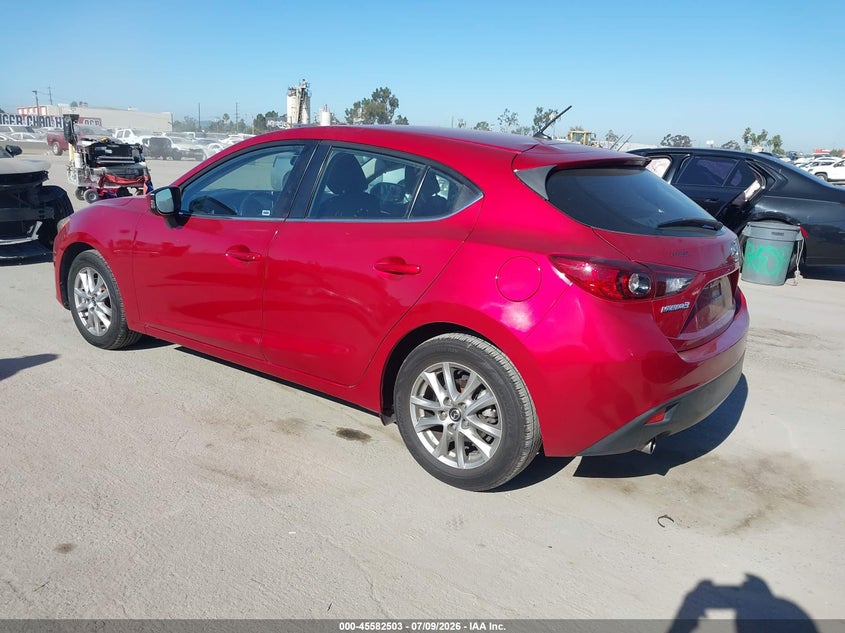 Vin: jm1bm1l76g1326207, lot: 46080856, mazda mazda3 i touring 20163