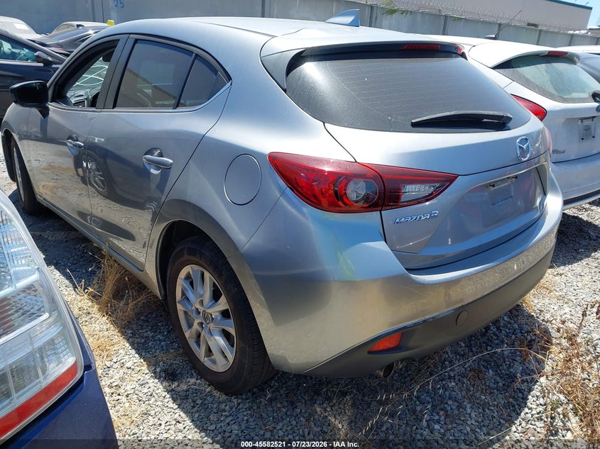Vin: jm1bm1m7xg1349228, lot: 46080874, mazda mazda3 i touring 20163