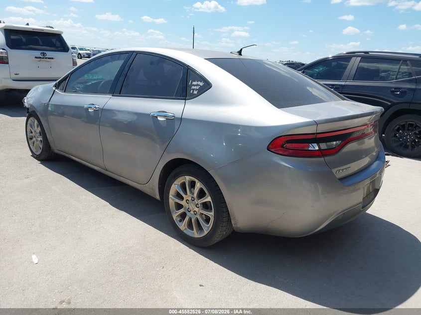 Vin: 1c3cdffa5gd817685, lot: 46080879, dodge dart sxt sport 20163