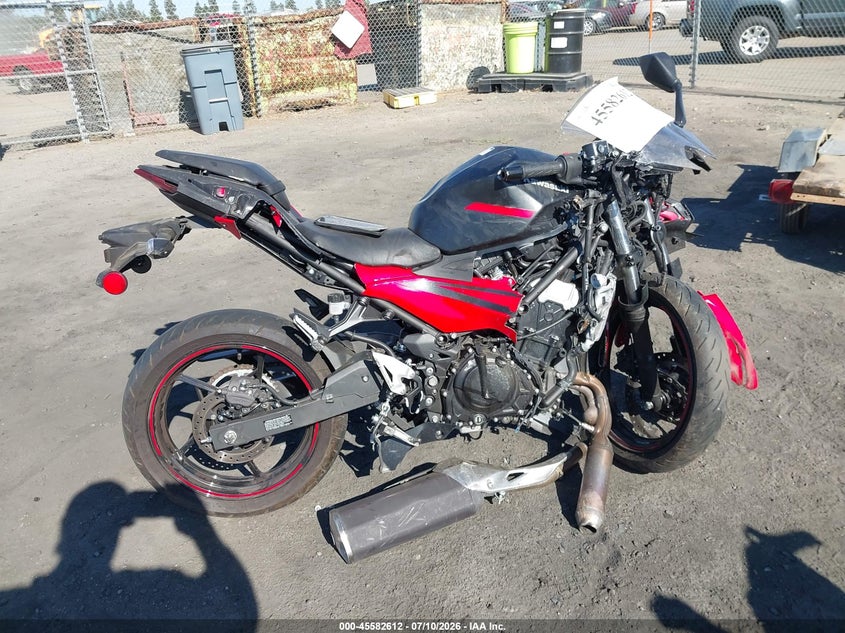 2025 Kawasaki Ex500 VIN: ML5EXGG15SDA59871 Lot: 45582612