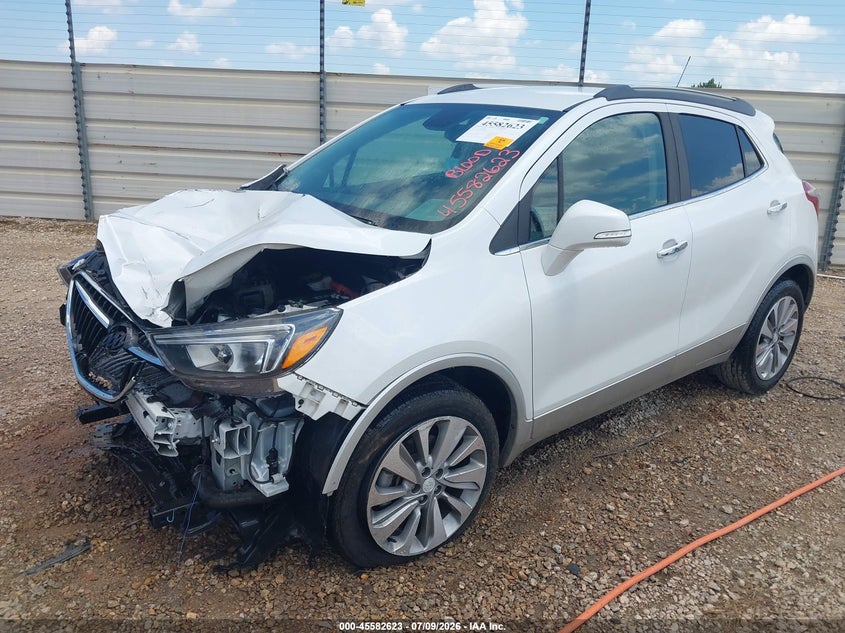 Vin: kl4cjasb3kb922925, lot: 46080975, buick encore fwd preferred 20192