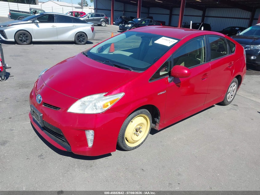 2013 TOYOTA PRIUS auction photo 2