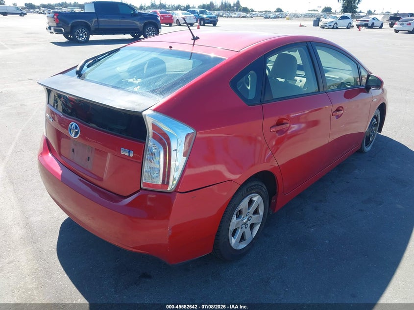 2013 TOYOTA PRIUS auction photo 4