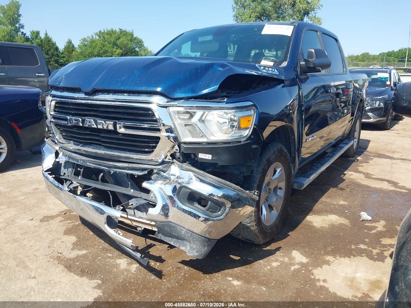 Vin: 1c6srfft4kn858507, lot: 46081003, ram 1500 big horn/lone star  4x4 5'7 box 20192