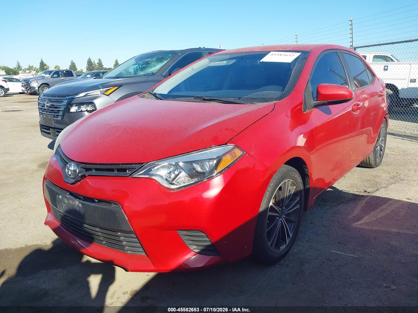 2016 Toyota Corolla, Левый бок, IAAI, VIN 5YFBURHE5GP474074 — фото 2