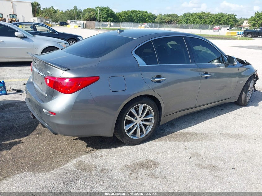 Vin: jn1ev7ap4gm304532, lot: 46081011, infiniti q50 3.0t premium 20164