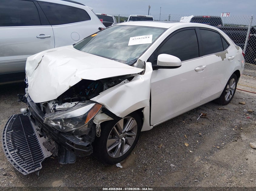 2014 Toyota Corolla, Удар спереди, IAAI, VIN 5YFBPRHE6EP100500 — фото 2
