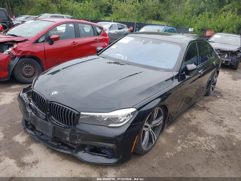 Vin: wba7e2c5xhg740478, lot: 46081063, bmw 740i 20172