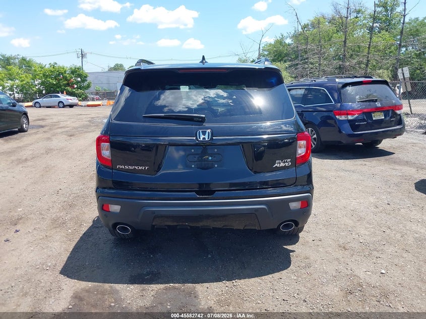 2021 Honda Passport Awd Elite VIN: 5FNYF8H01MB000553 Lot: 45582742
