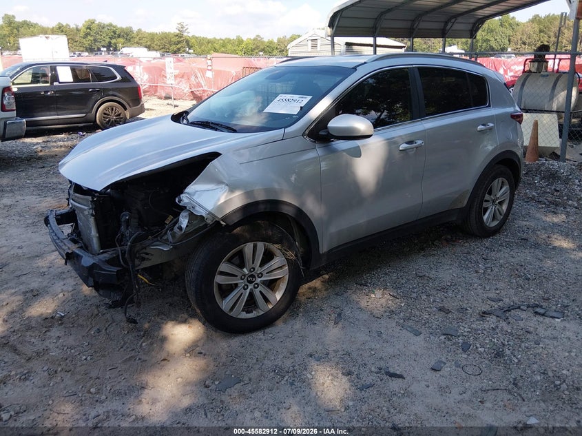 2017 Kia Sportage, Удар спереду, IAAI, VIN KNDPM3ACXH7065583 — фото 2