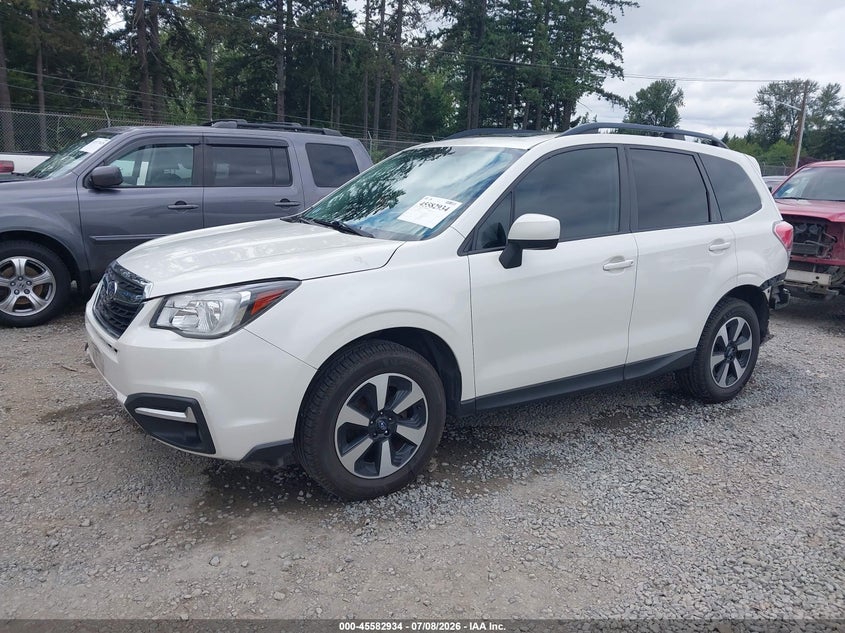 Vin: jf2sjagc9jh476196, lot: 46081286, subaru forester 2.5i premium 20182
