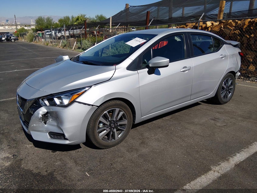 2022 Nissan Versa, Front End, IAAI, VIN 3N1CN8EV2NL858343 — photo 2