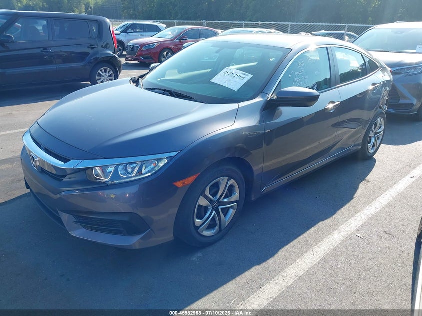 2018 Honda Civic, Удар сзади, IAAI, VIN 2HGFC2F51JH594127 — фото 2