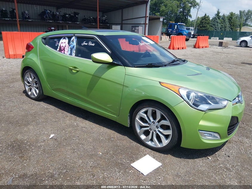 2012 HYUNDAI VELOSTER BASE W/BLACK