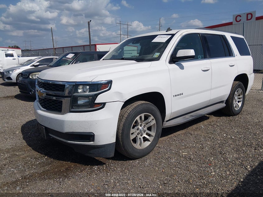 Vin: 1gnscbkc6fr149348, lot: 46081376, chevrolet tahoe lt 20152