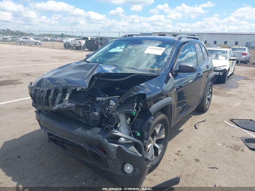 2014 Jeep Cherokee, Front End, IAAI, VIN 1C4PJMBS1EW161687 — photo 2