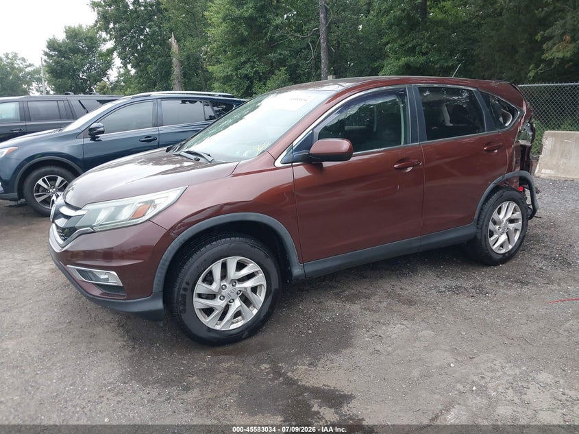 2015 Honda CR-V, Rear, IAAI, VIN 2HKRM4H55FH649503 — photo 2