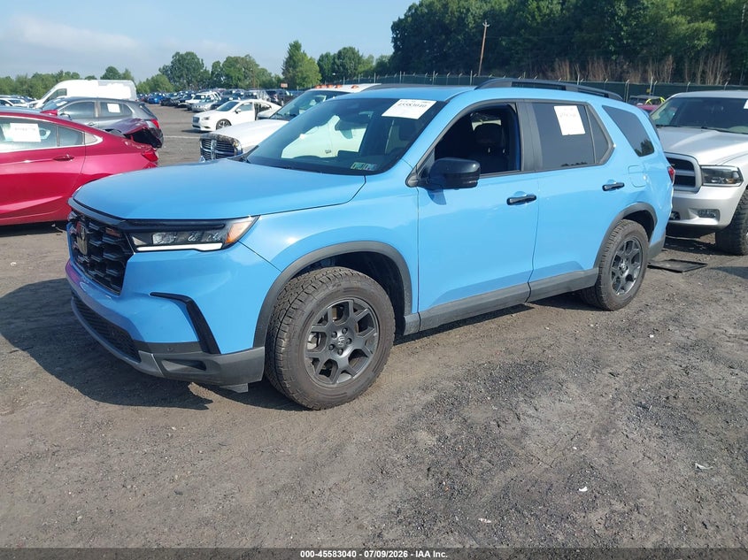 2025 Honda Pilot, Удар сзади, IAAI, VIN 5FNYG1H63SB150640 — фото 2