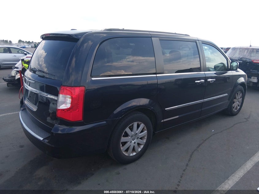 Vin: 2a4rr8dg7br749996, lot: 46081414, chrysler town & country touring-l 20114